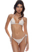 Luli Fama Luminous Seamless Ruched Back Brazilian Tie Side Bottom